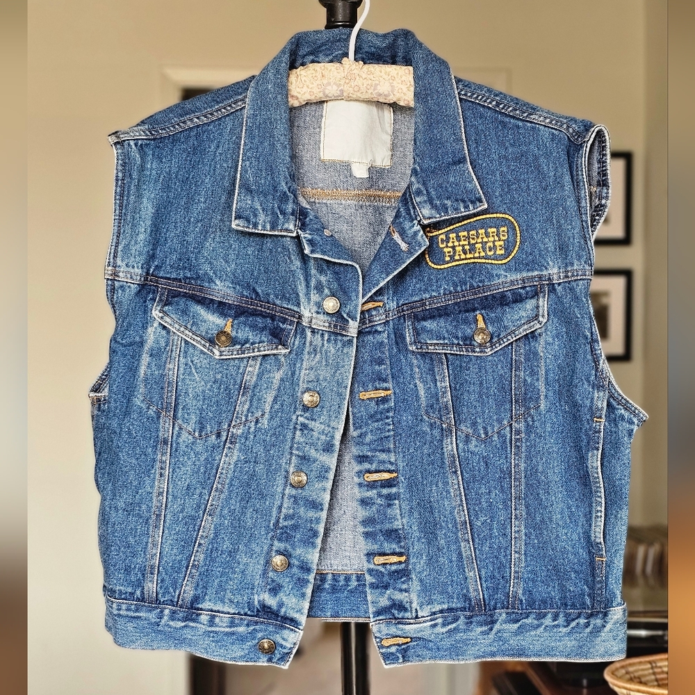 Vintage Country Western Denim Vest